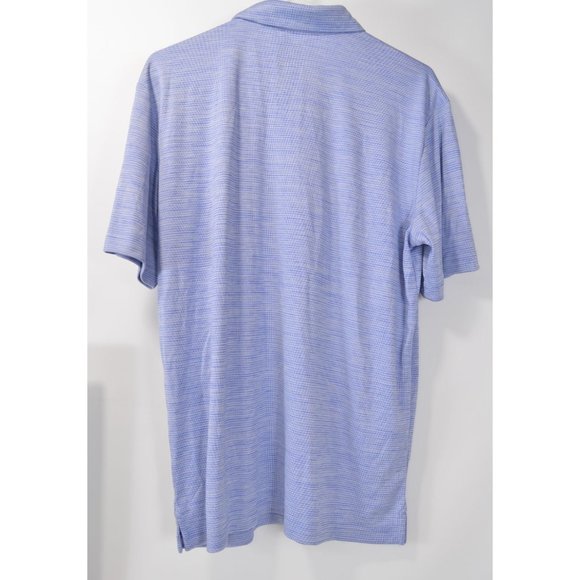 NEW Callaway Men's Opti Dri Sun Protection Golf Polo Shirt Size Medium BLUE - Picture 3 of 5